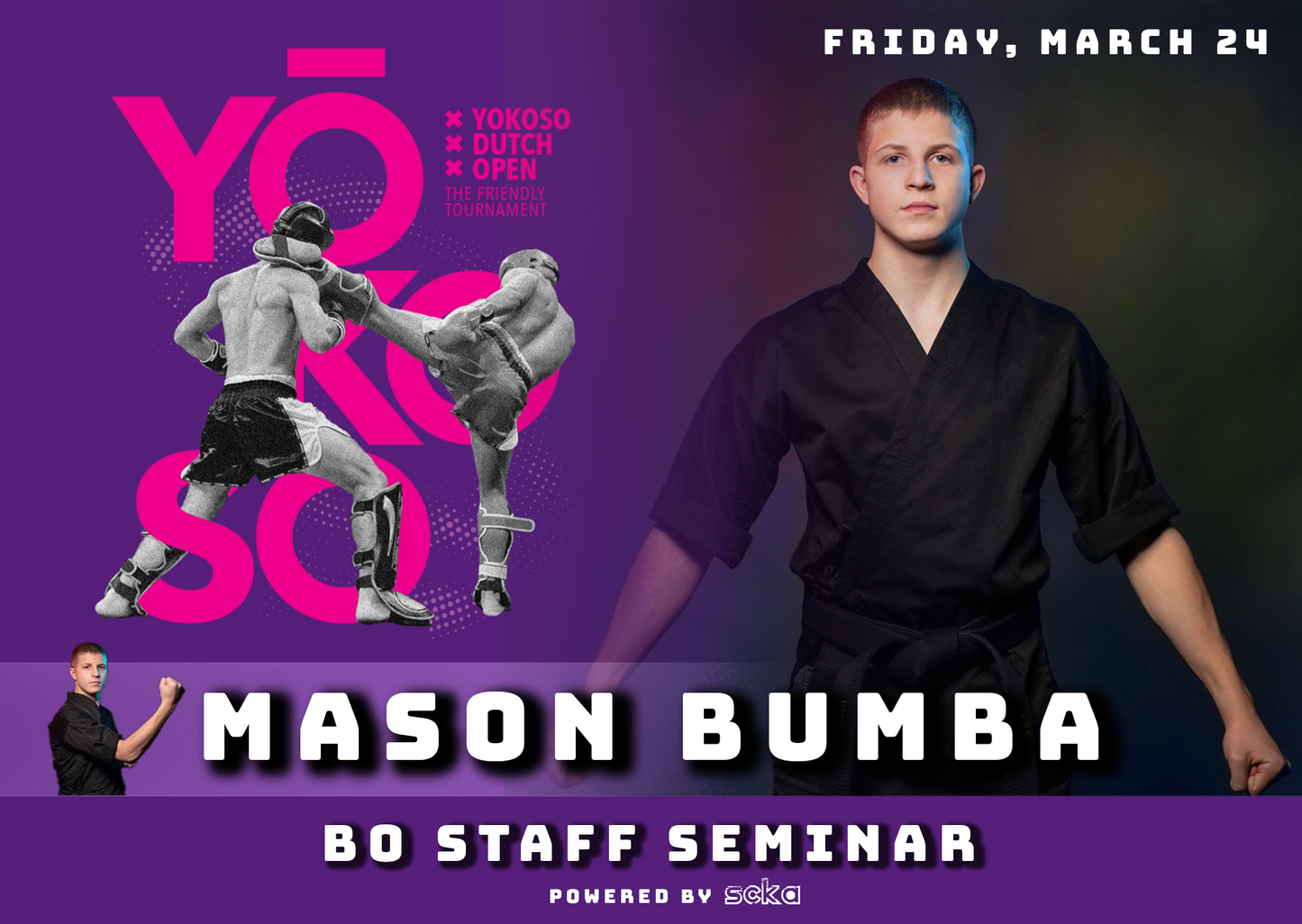 Mason Bumba Bo Staff Seminar @ YDO 2023 - Scka Weapons