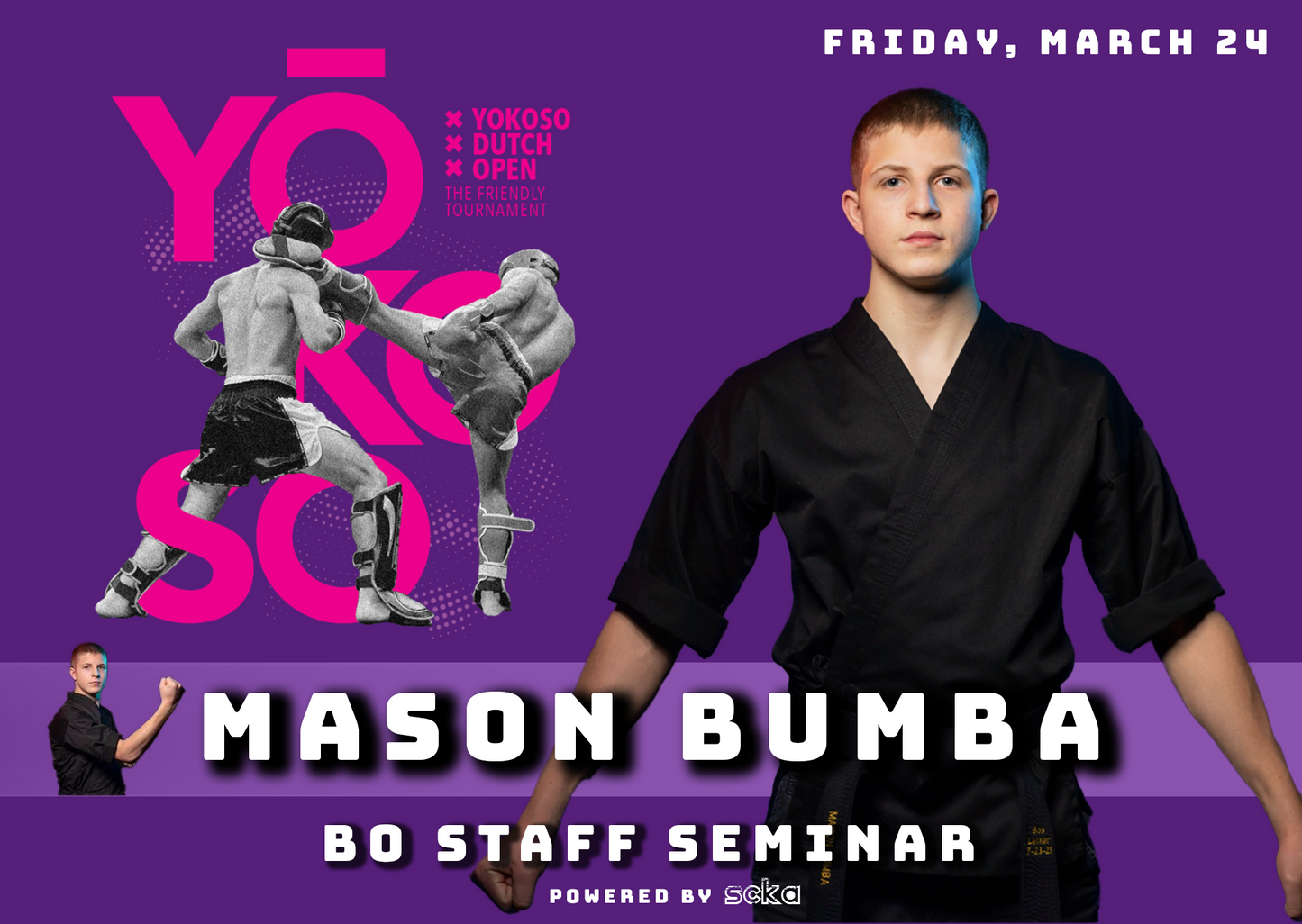 Mason Bumba Bo Staff Seminar @ YDO 2023 - Scka Weapons