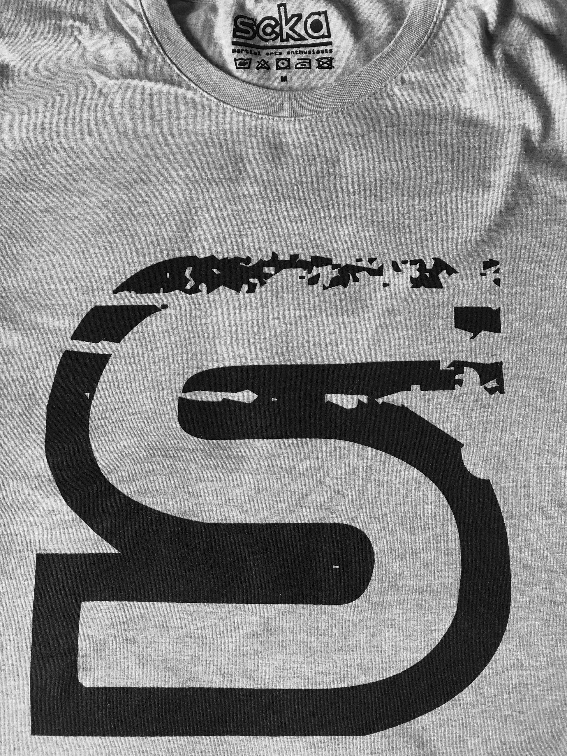 Scka Grey n' Black Classic Tee - Scka Weapons