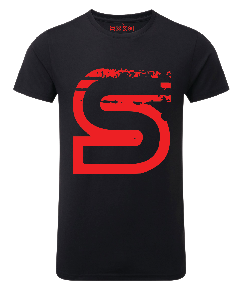 Scka – Black/Red Classic Tee - Scka Weapons