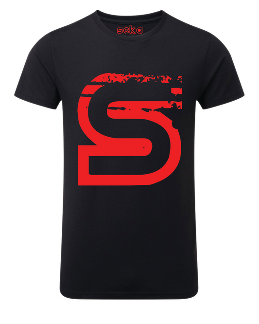Scka – Black/Red Classic Tee - Scka Weapons