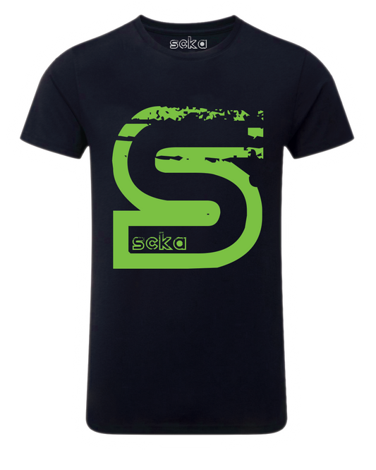Scka – Blue/Green Classic Tee - Scka Weapons