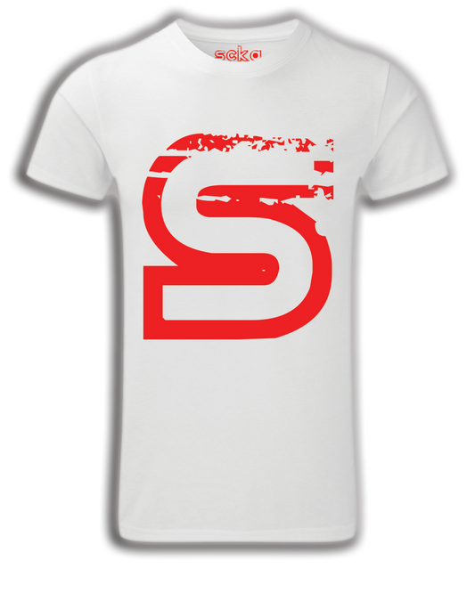 Scka – White/Red Classic Tee - Scka Weapons
