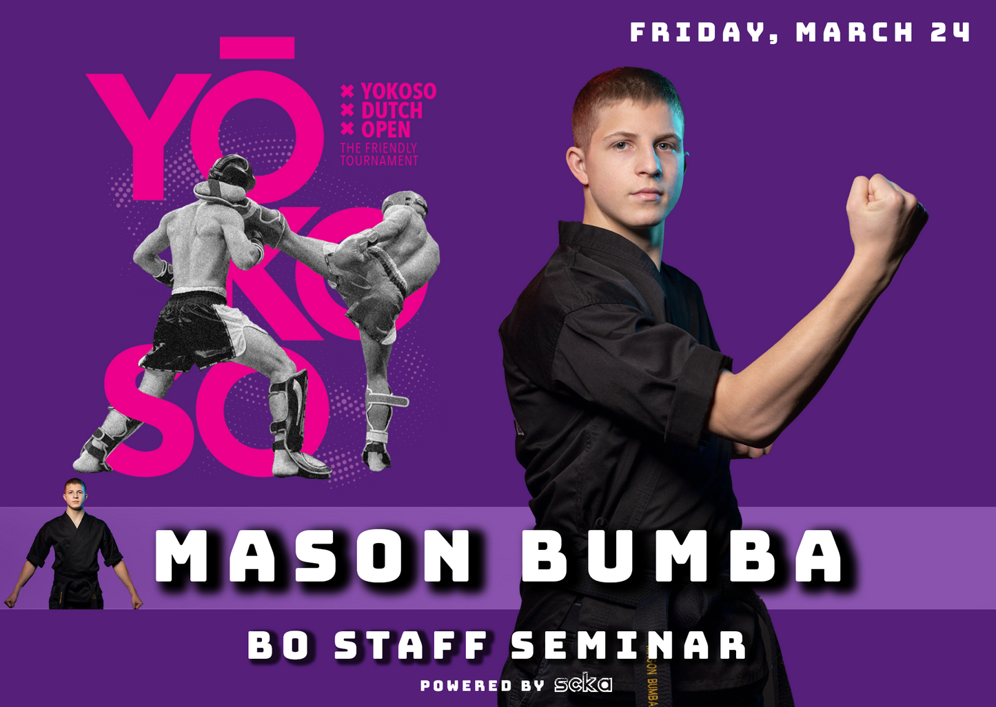 Mason Bumba Bo Staff Seminar @ YDO 2023 - Scka Weapons
