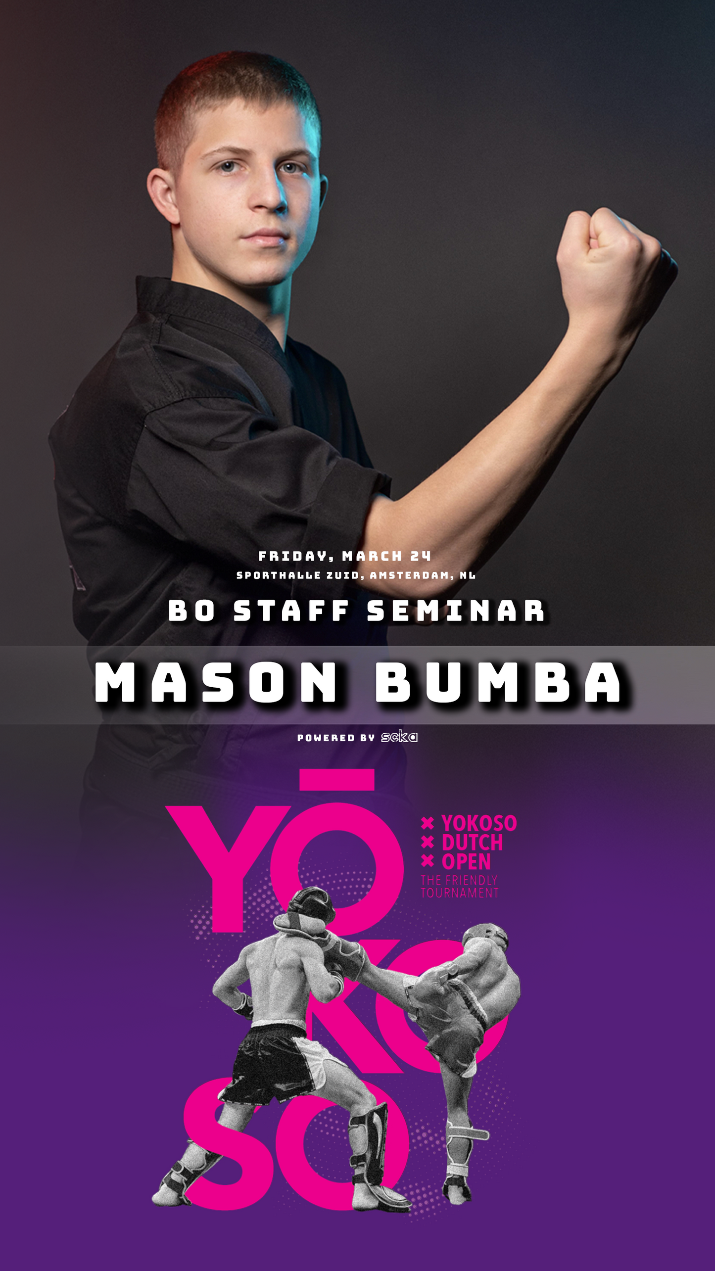 Mason Bumba Bo Staff Seminar @ YDO 2023 - Scka Weapons