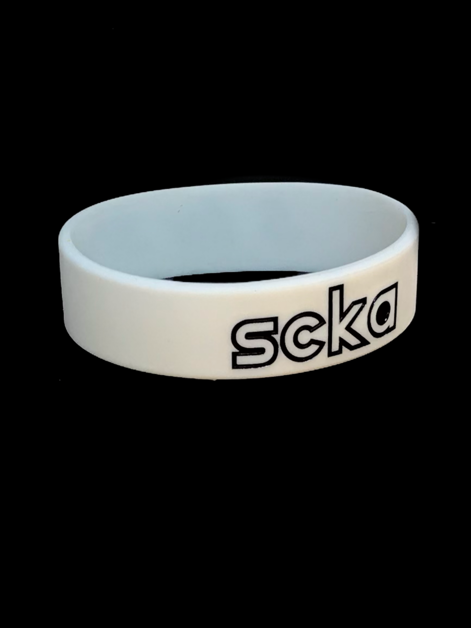Scka Style Wristbands - White - Scka Weapons